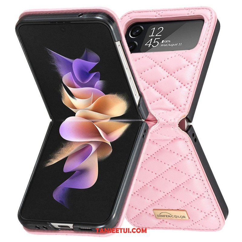 Etui do Samsung Galaxy Z Flip 4 Etui Folio Kolor Pikowany Binfen