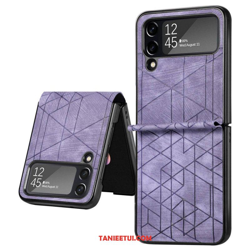 Etui do Samsung Galaxy Z Flip 4 Etui Folio Linie Geometryczne