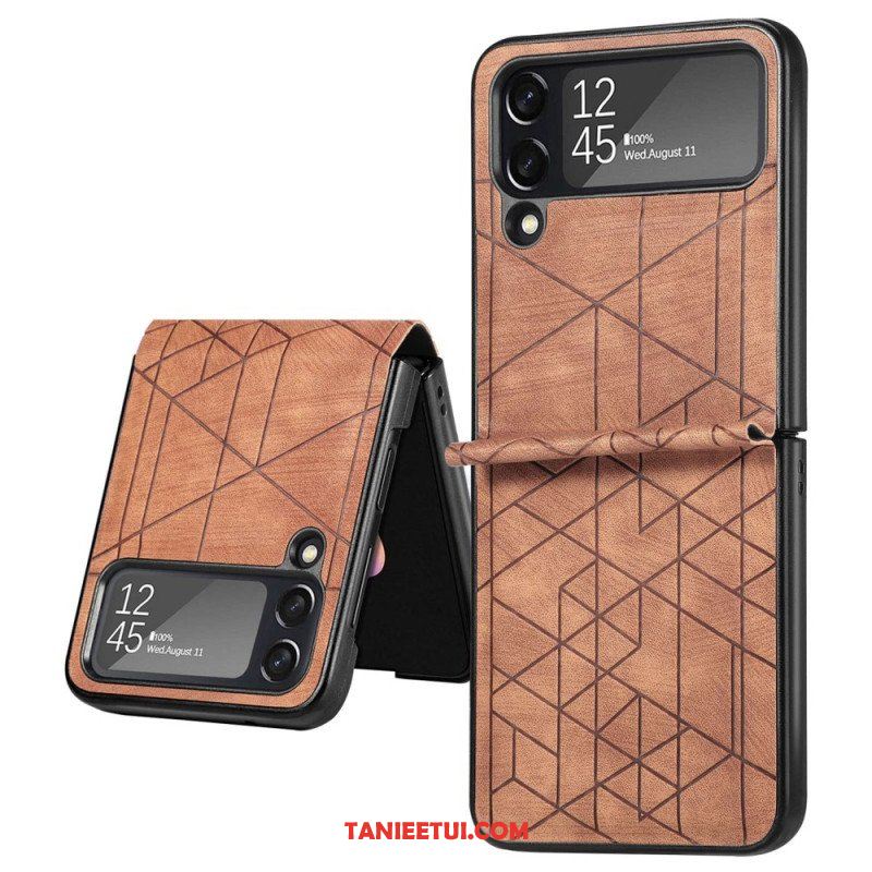 Etui do Samsung Galaxy Z Flip 4 Etui Folio Linie Geometryczne