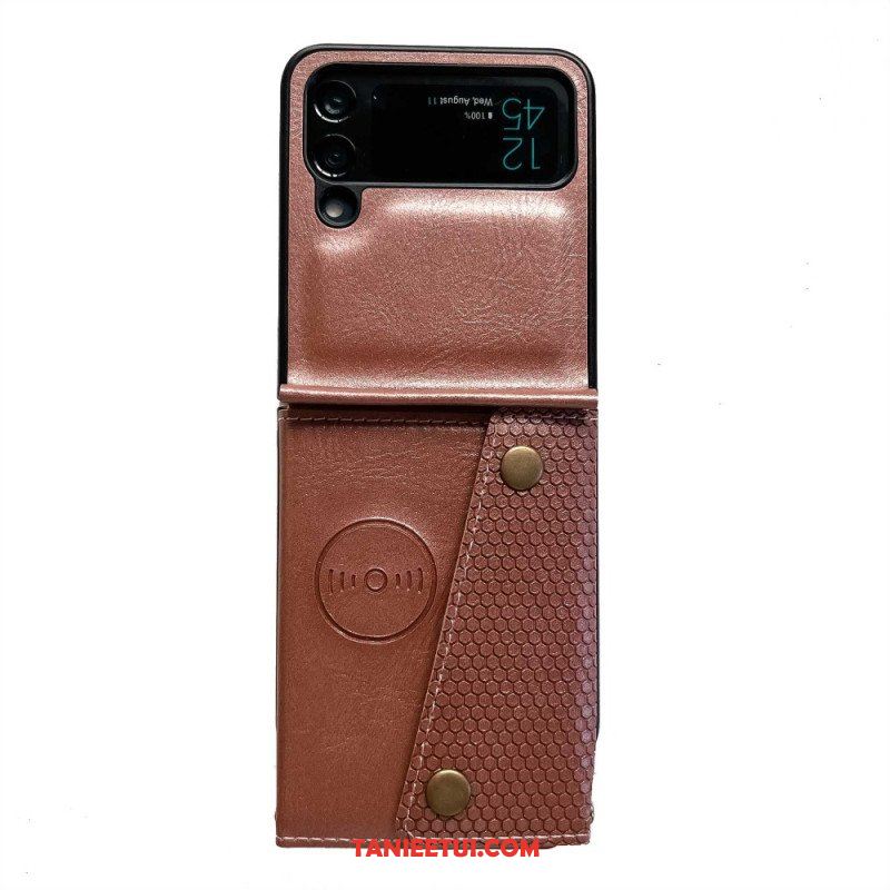 Etui do Samsung Galaxy Z Flip 4 Etui Folio Posiadacz Karty Z Paskiem Na Ramię