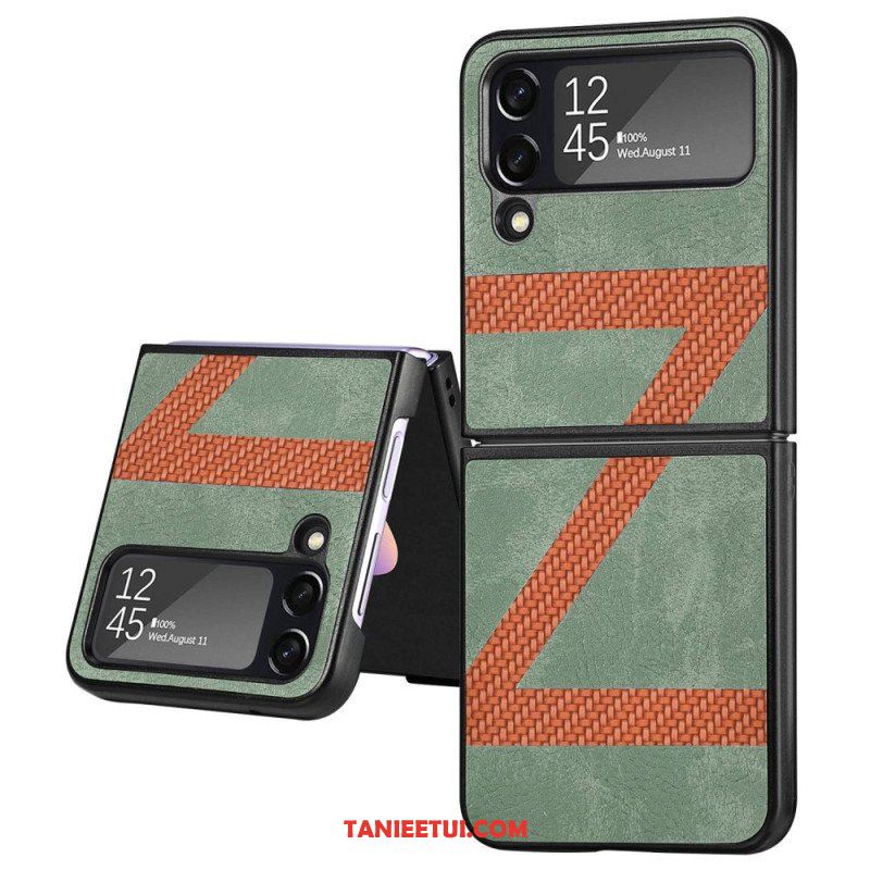 Etui do Samsung Galaxy Z Flip 4 Etui Folio Stylowa Skórzana Konstrukcja Z