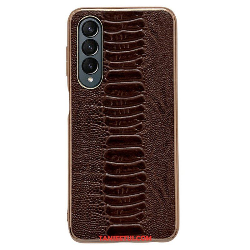 Etui do Samsung Galaxy Z Fold 4 Linia Croco