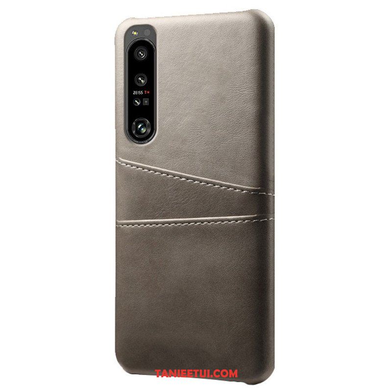 Etui do Sony Xperia 1 IV Etui Na Karty Z Efektem Skóry