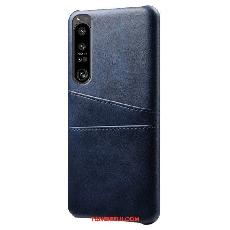 Etui do Sony Xperia 1 IV Etui Na Karty Z Efektem Skóry