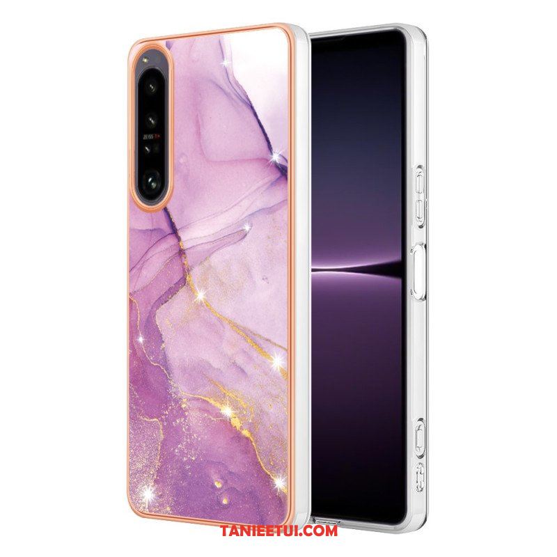 Etui do Sony Xperia 1 IV Kolorowy Marmur