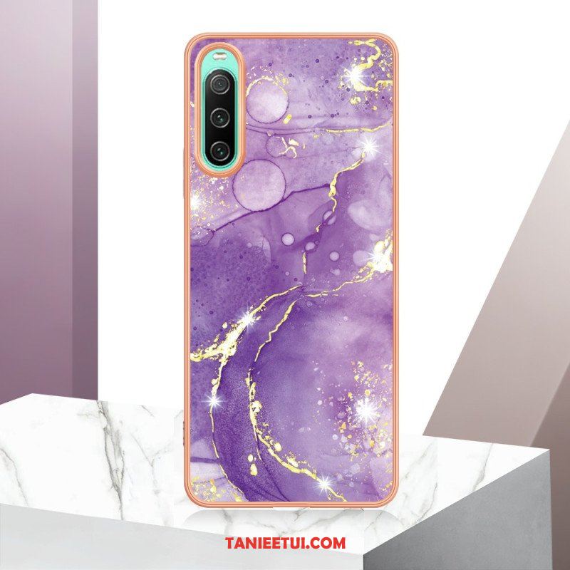 Etui do Sony Xperia 10 IV Kolorowy Marmur