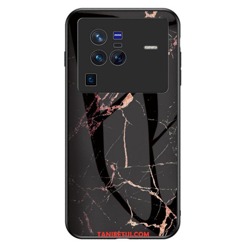 Etui do Vivo X80 Pro Marmurowe Szkło Hartowane