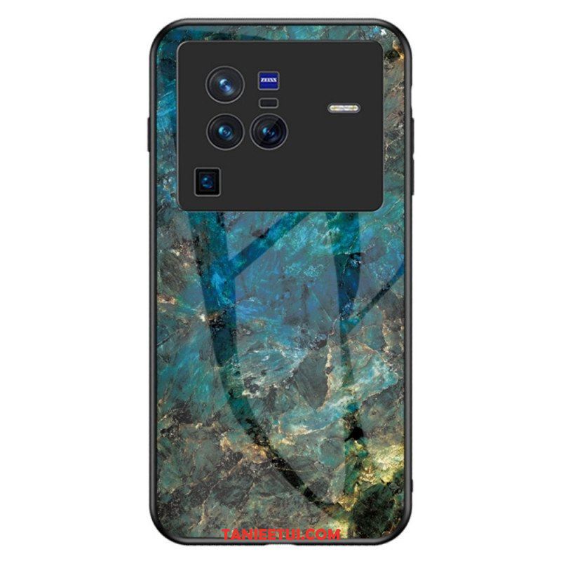 Etui do Vivo X80 Pro Marmurowe Szkło Hartowane