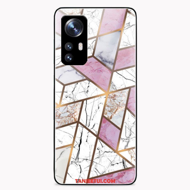 Etui do Xiaomi 12 / 12X Geometria Marmurowe Szkło Hartowane