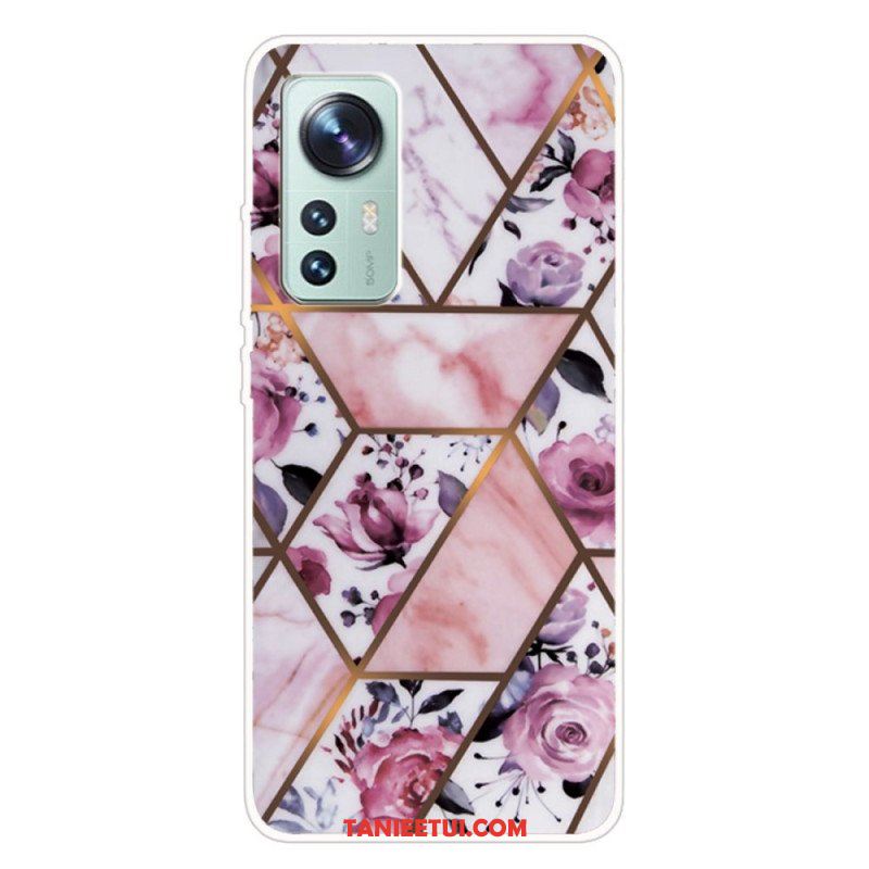 Etui do Xiaomi 12 Pro Silikonowa Geometria Marmuru