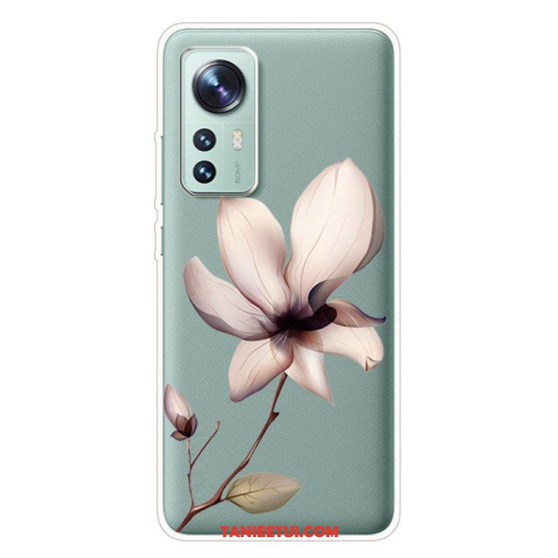 Etui do Xiaomi 12 Pro Silikonowy Kwiat