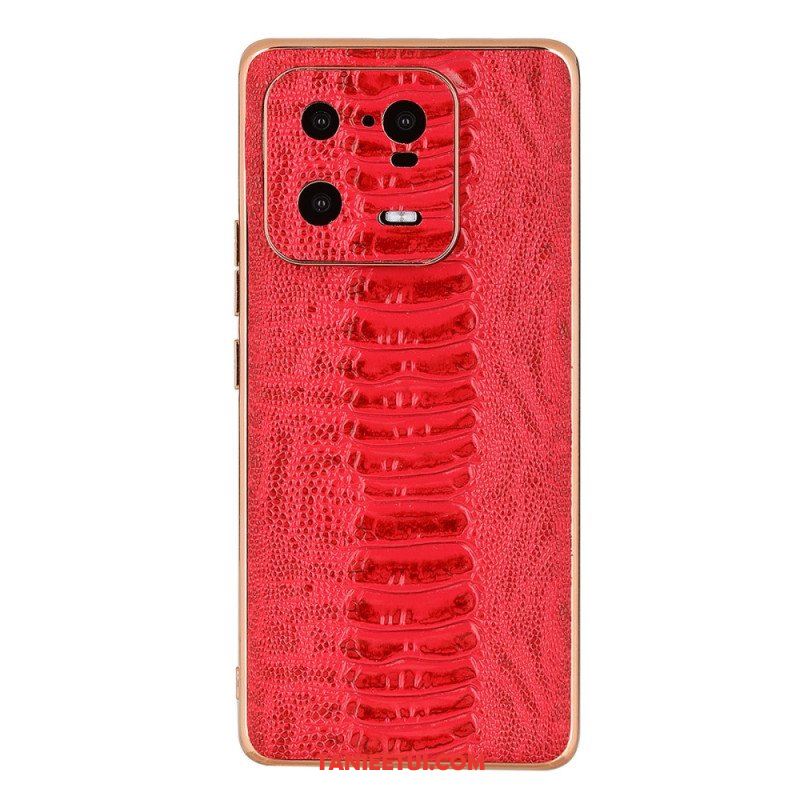 Etui do Xiaomi 13 Pro Skóra Naturalna W Stylu Krokodyla