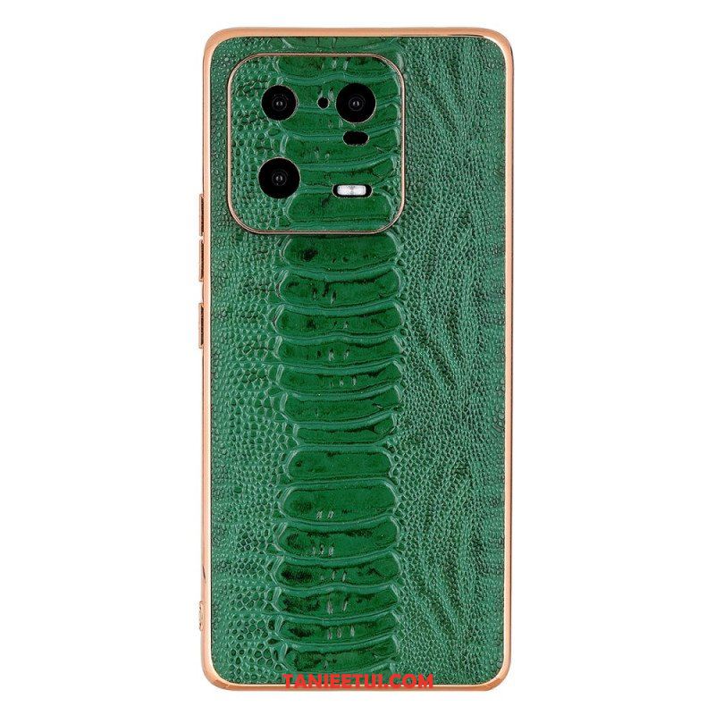 Etui do Xiaomi 13 Pro Skóra Naturalna W Stylu Krokodyla