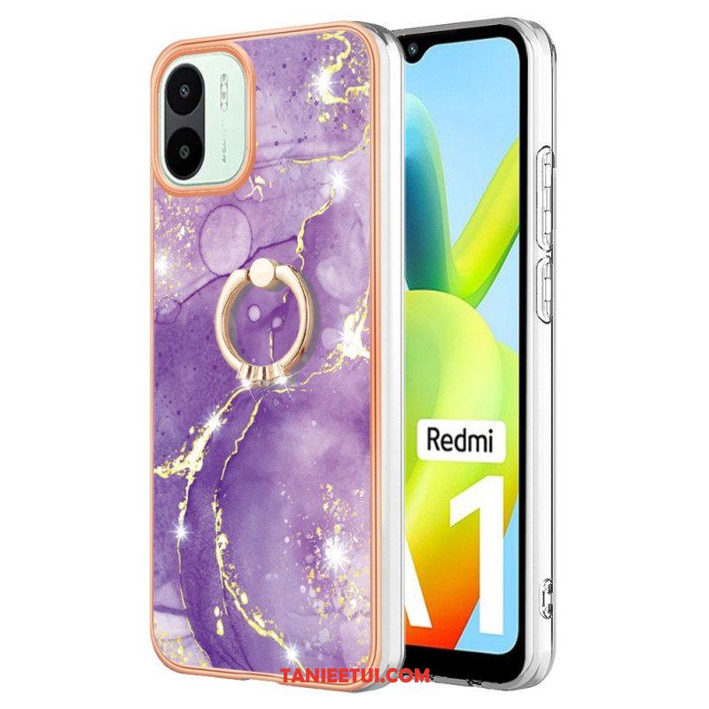 Etui do Xiaomi Redmi A1 Marmur Ze Wspornikiem Pierścienia