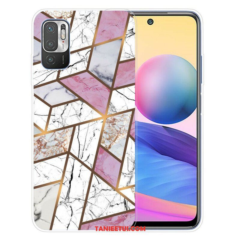 Etui do Xiaomi Redmi Note 10 5G Geometryczny Marmur