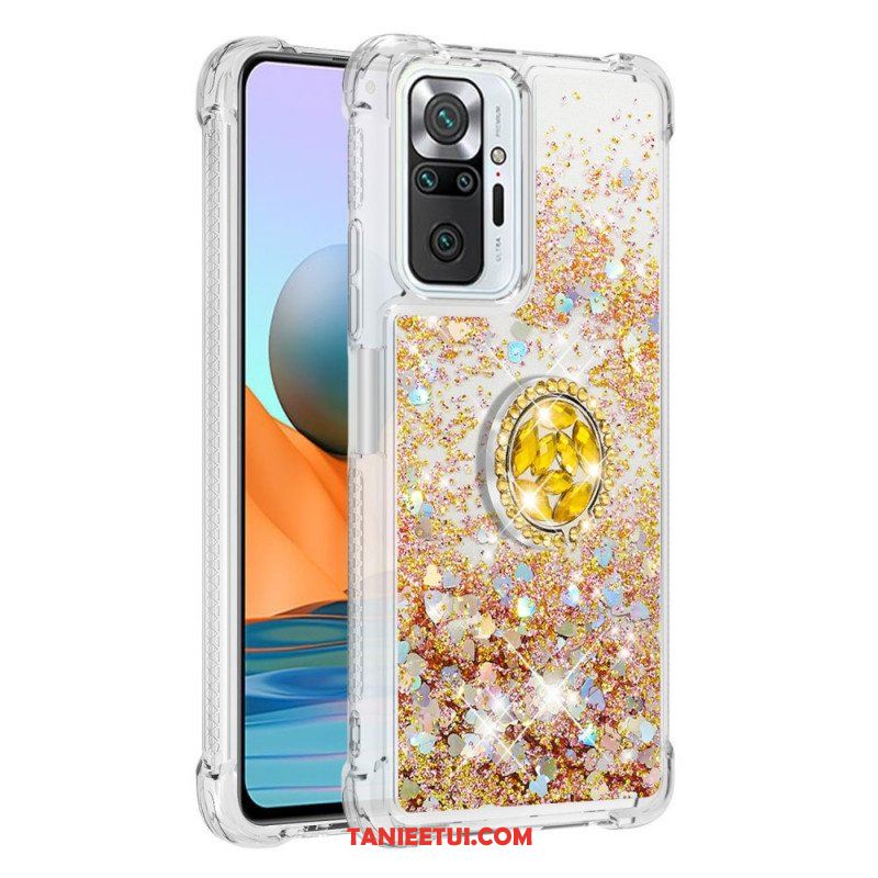 Etui do Xiaomi Redmi Note 10 Pro Cekiny Z Podparciem Pierścienia