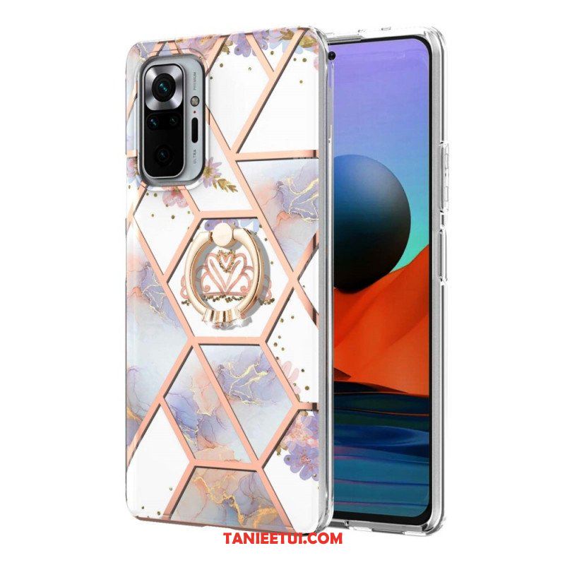 Etui do Xiaomi Redmi Note 10 Pro Kwiaty Wspornika Pierścieniowego