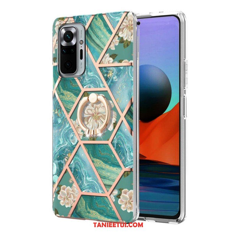 Etui do Xiaomi Redmi Note 10 Pro Kwiaty Wspornika Pierścieniowego