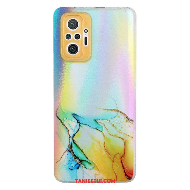 Etui do Xiaomi Redmi Note 10 Pro Marmur Z Efektem Lasera