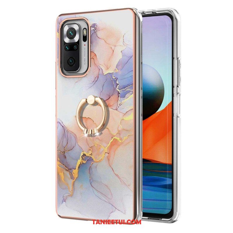 Etui do Xiaomi Redmi Note 10 Pro Marmur Ze Wspornikiem Pierścienia