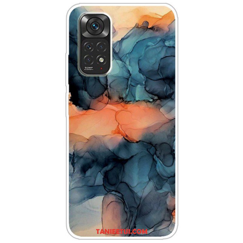 Etui do Xiaomi Redmi Note 11 / 11S Akwarela Marmuru