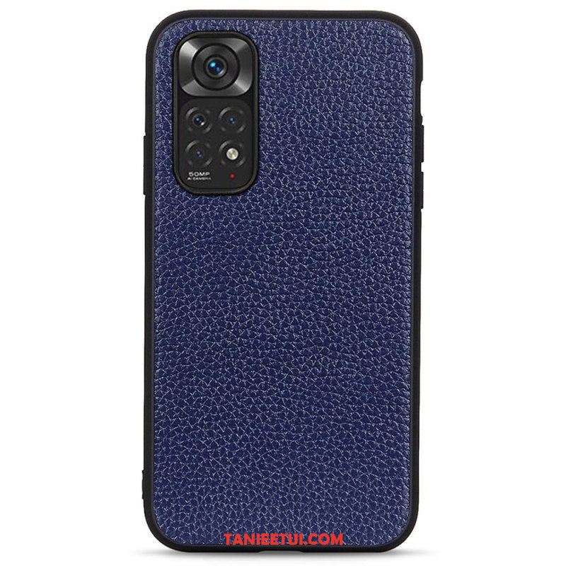 Etui do Xiaomi Redmi Note 11 / 11S Prawdziwa Skóra Litchi