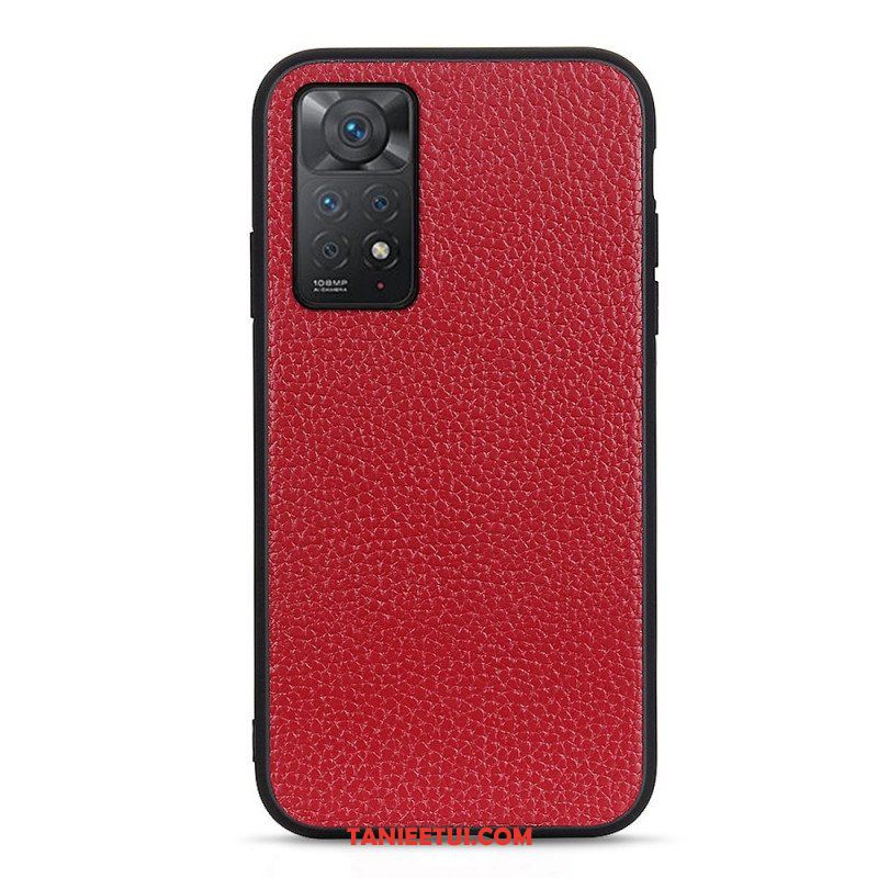 Etui do Xiaomi Redmi Note 11 Pro / 11 Pro 5G Prawdziwa Skóra Litchi