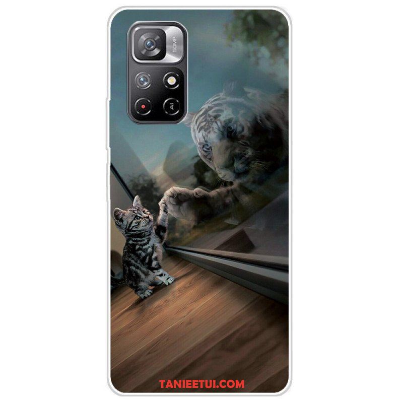 Etui do Xiaomi Redmi Note 11 Pro Plus 5G Silikon Feline Dream