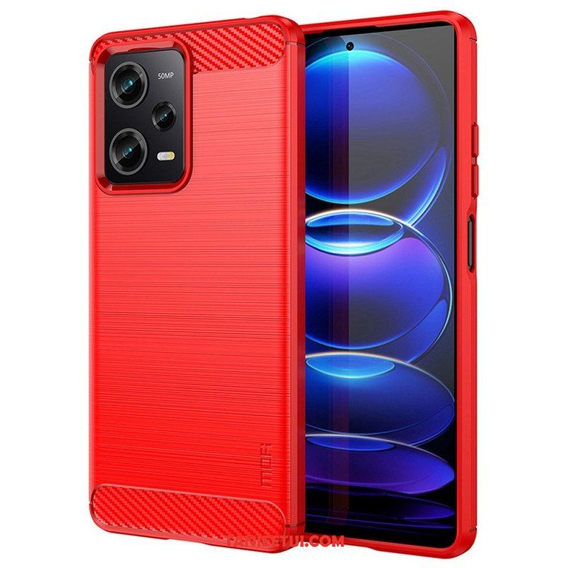 Etui do Xiaomi Redmi Note 12 Pro Plus Szczotkowane Włókno Węglowe