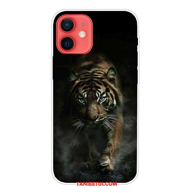 Etui do iPhone 13 Mini Elastyczny Tygrys