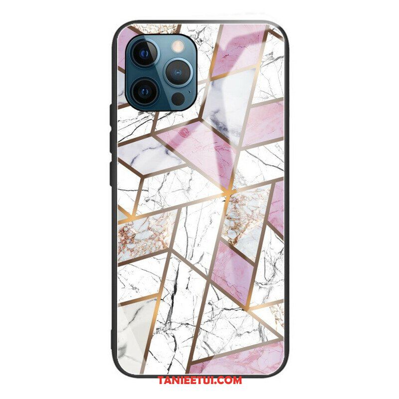 Etui do iPhone 13 Pro Geometria Marmurowe Szkło Hartowane