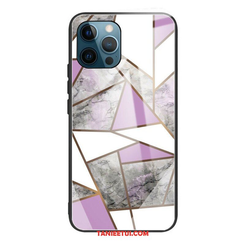 Etui do iPhone 13 Pro Geometria Marmurowe Szkło Hartowane