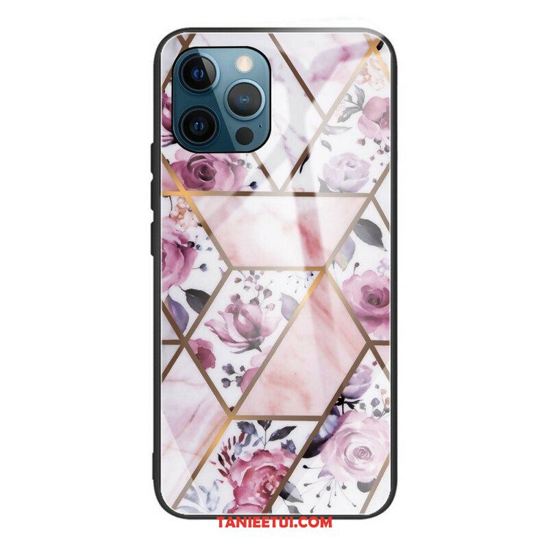 Etui do iPhone 13 Pro Geometria Marmurowe Szkło Hartowane