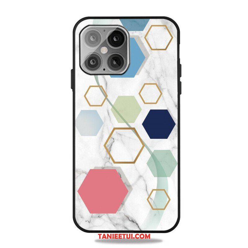 Etui do iPhone 13 Pro Geometria Marmuru