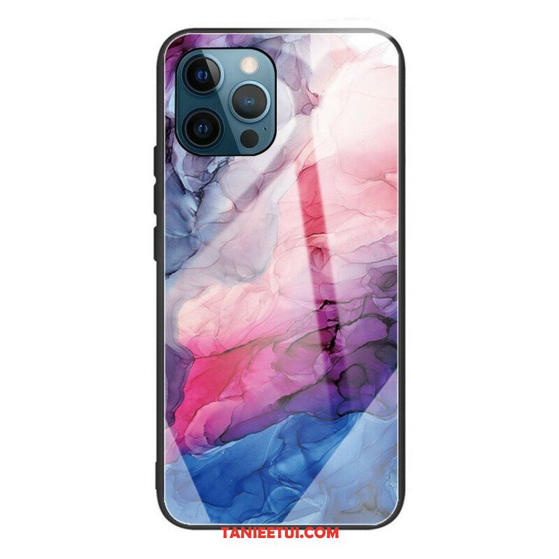 Etui do iPhone 13 Pro Marmurowe Szkło Hartowane