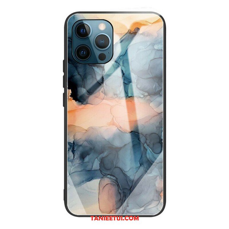 Etui do iPhone 13 Pro Marmurowe Szkło Hartowane