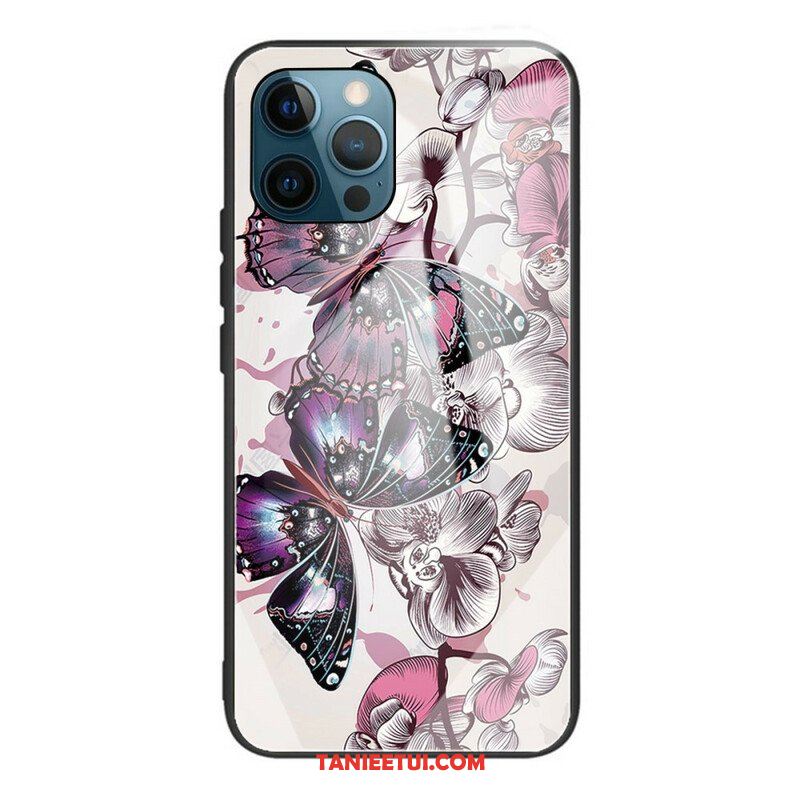 Etui do iPhone 13 Pro Max Motyle Odmiana Szkło Hartowane