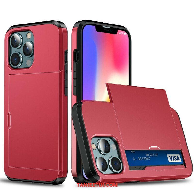 Etui do iPhone 13 Pro Max Posiadacz Karty Z Zamkiem Błyskawicznym