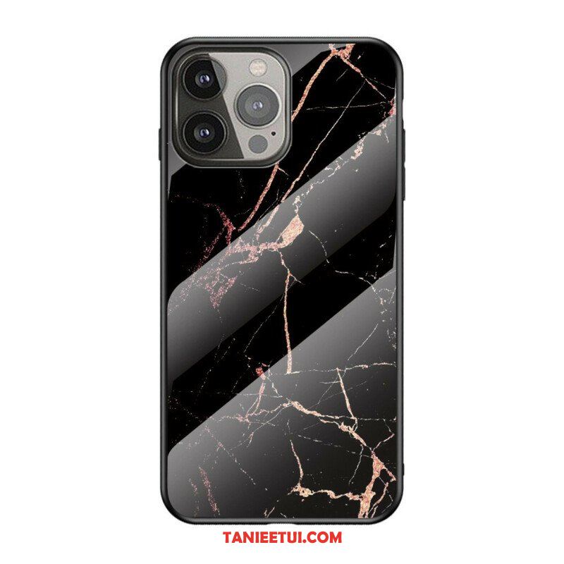 Etui do iPhone 13 Pro Szkło Hartowane W Kolorach Marmuru