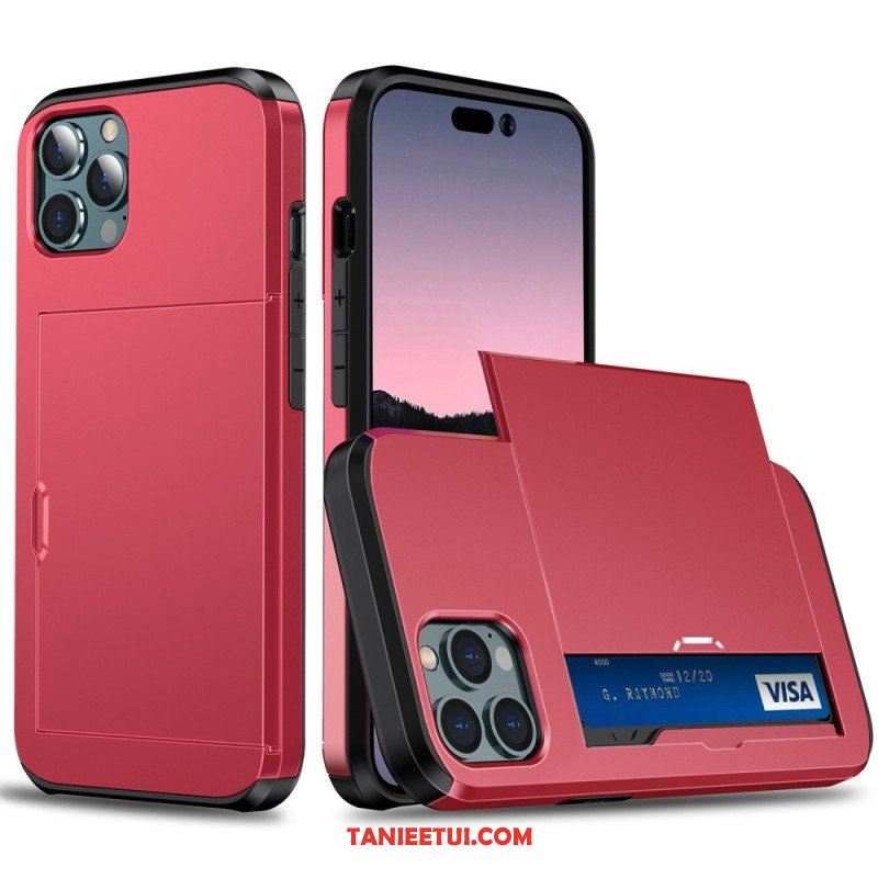 Etui do iPhone 14 Pro Max Dwa Zapinane Na Zamek Etui Na Karty