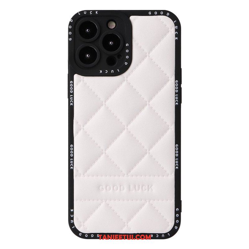 Etui do iPhone 14 Pro Powodzenia Pikowane