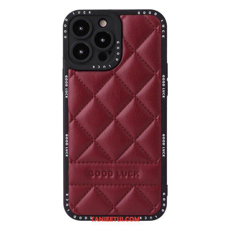 Etui do iPhone 14 Pro Powodzenia Pikowane