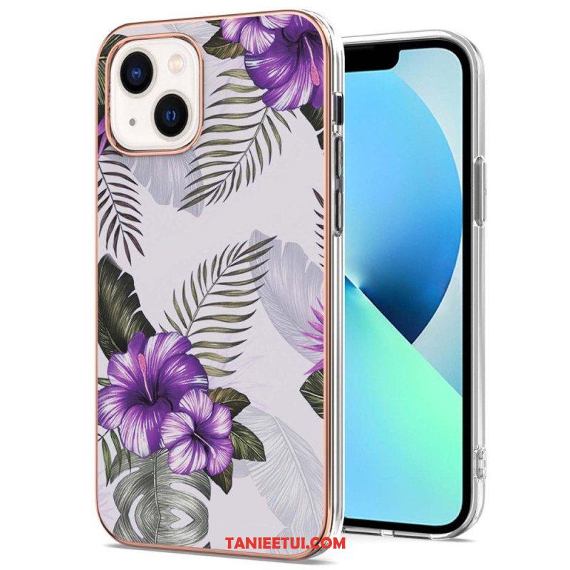 Etui do iPhone 15 Marmur Kwiatowy