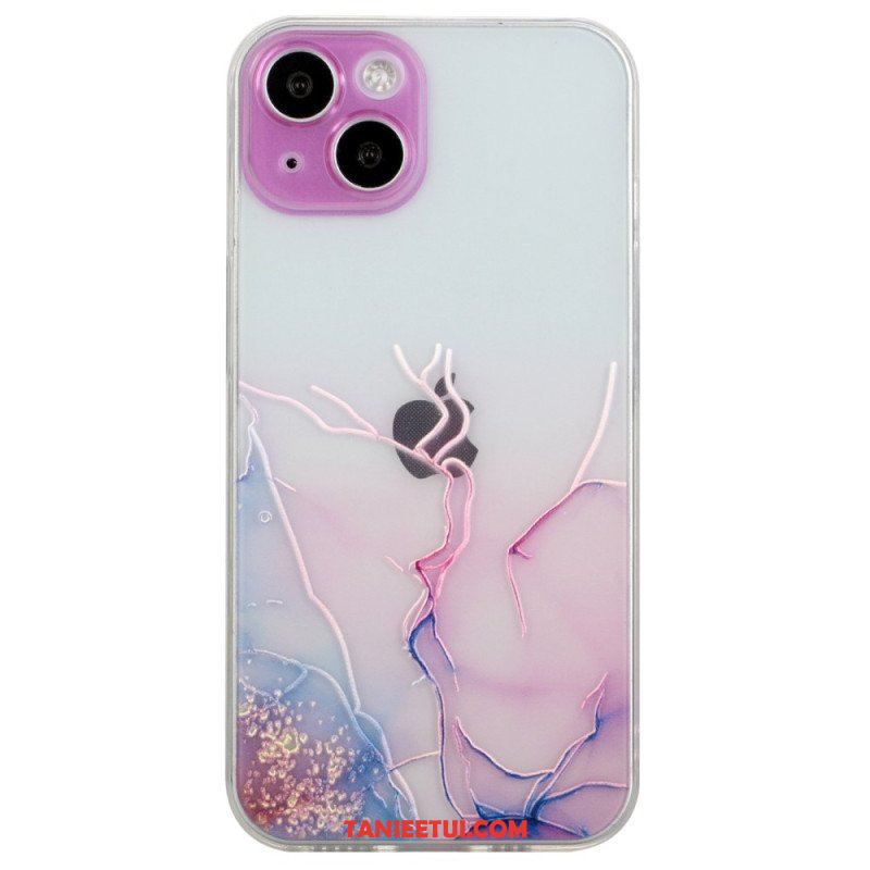 Etui do iPhone 15 Plus Elastyczny Marmur