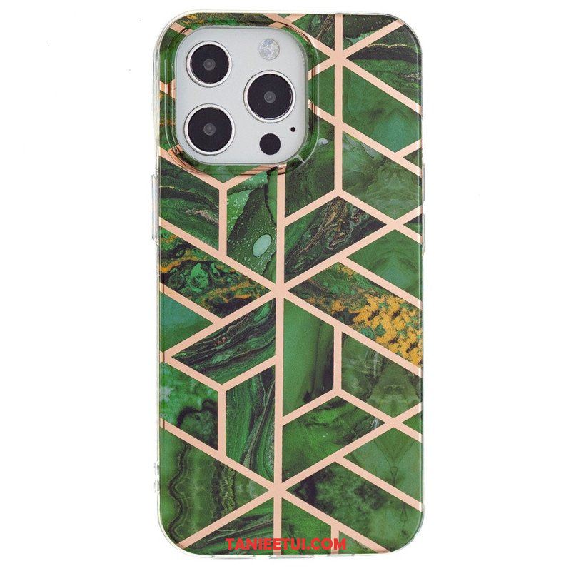 Etui do iPhone 15 Pro Marmur Geometryczny