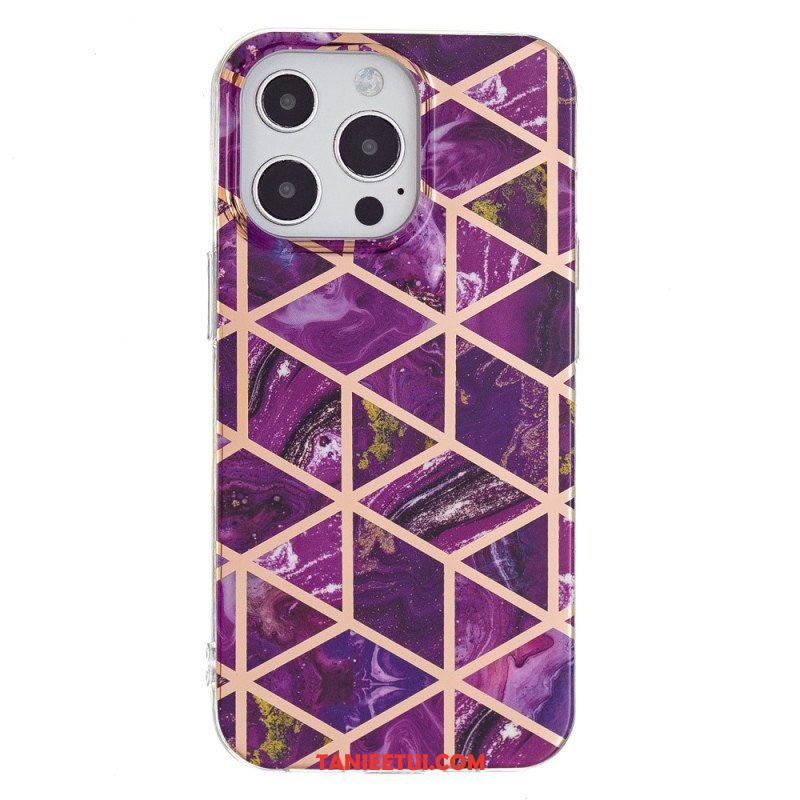 Etui do iPhone 15 Pro Marmur Geometryczny