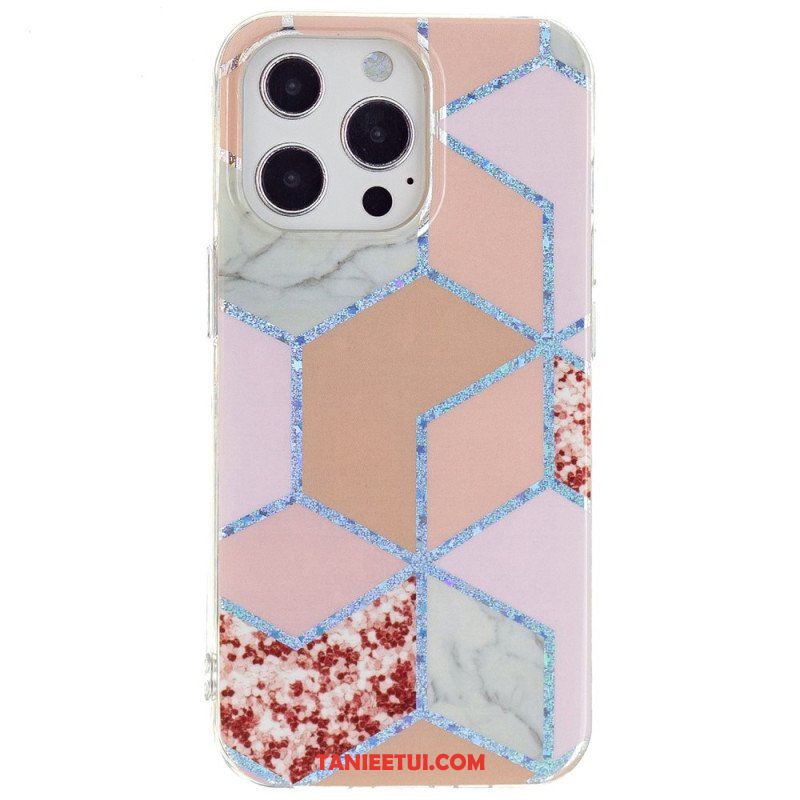 Etui do iPhone 15 Pro Marmur Geometryczny