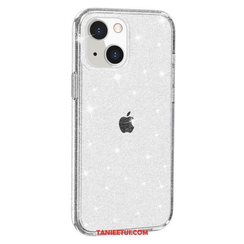 Etui do iPhone 15 Przezroczysty Brokat