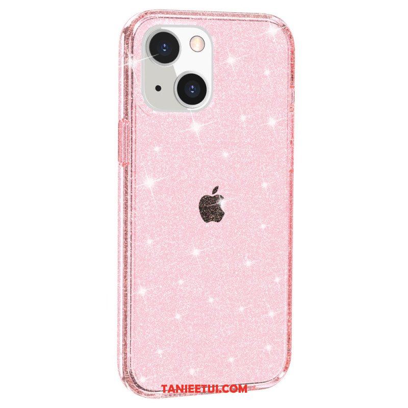 Etui do iPhone 15 Przezroczysty Brokat