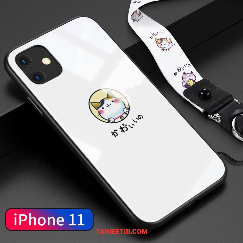 Etui iPhone 11 Cienkie Ochraniacz Szkło, Obudowa iPhone 11 Piękny Telefon Komórkowy Biały
